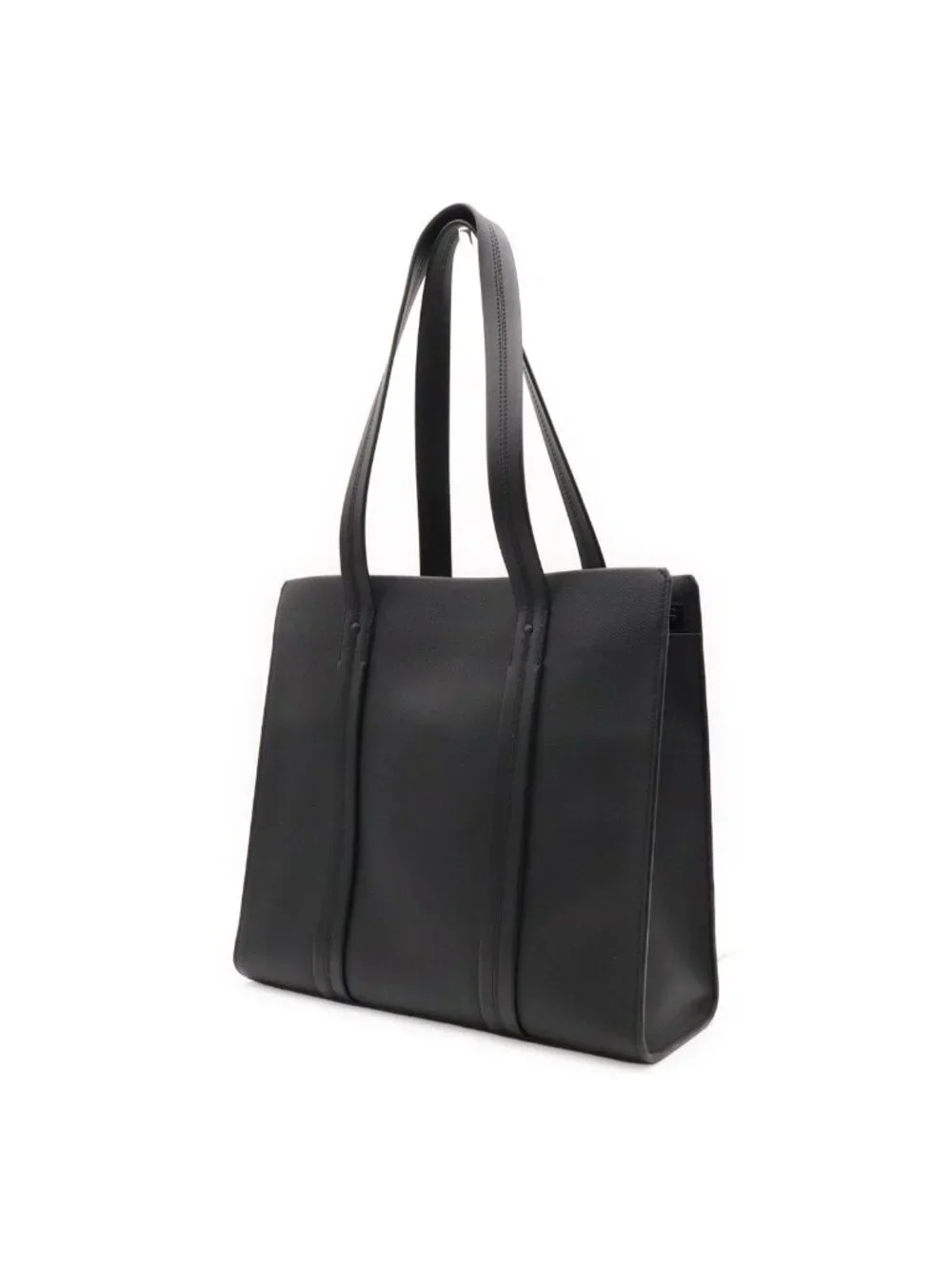 Louis Vuitton LV Aerogram Tote Shoulder Bag Leather Noir Black